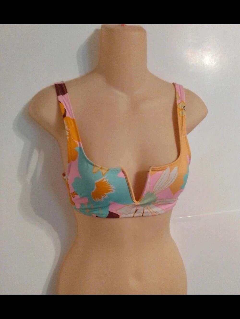 Tropical Swim Top Bikini Vacation Beach Swimming Athletic
